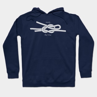 Nautical Reef Knot by Nuucs Hoodie